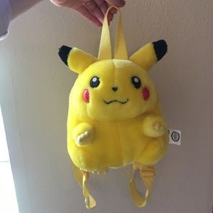 Vintage 90’s Pokémon Pikachu Backpack 10”